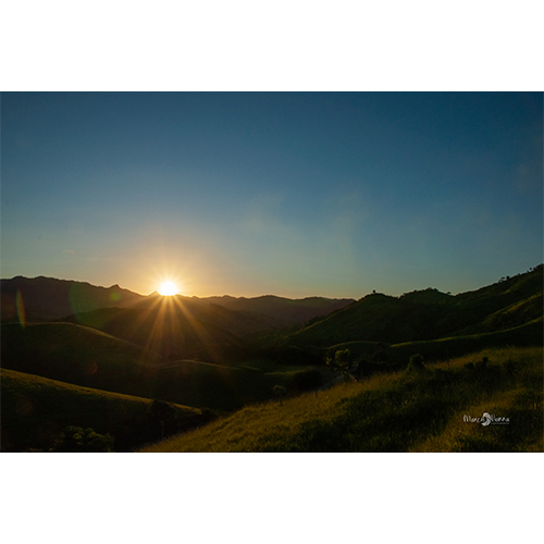 Pôster Pôr do Sol e Montanha - 020