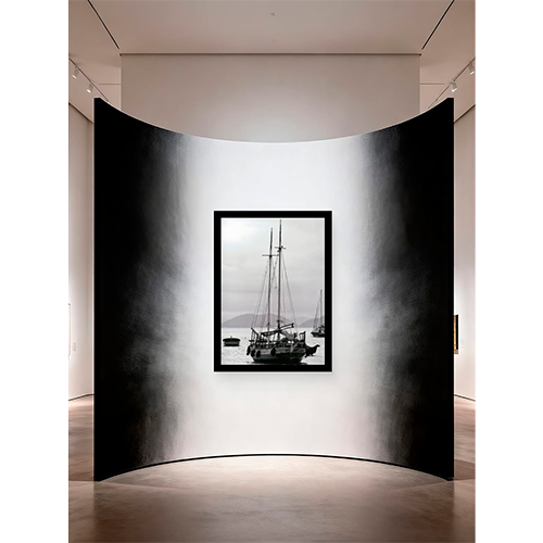 Quadro Veleiro em Preto e Branco - 024 - Moldura Tradicional Preta - Imagem 10