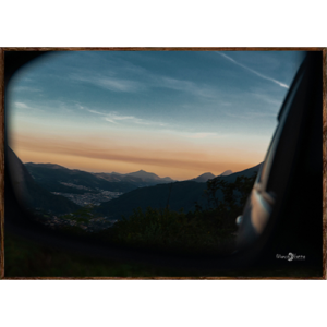 Quadro Retrovisor - 036 - Moldura Filete Tabaco